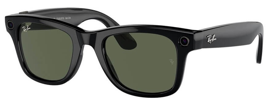 Умные очки Ray-Ban Wayfarer (Gen 2) RW4012 Shiny Black/ G15 Green
