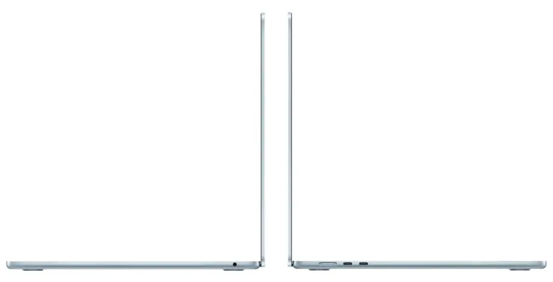 Apple MacBook Air 15" (M4 10C CPU, 10C GPU, 2025) 16 ГБ, 256 ГБ SSD, Небесно-голубой, MC7A4