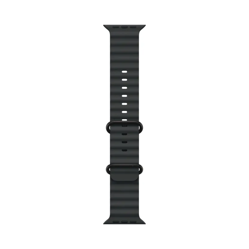 Apple Watch Ultra 3 GPS + Cellular, 49 мм, корпус из чёрного титана, ремешок Ocean чёрного цвета