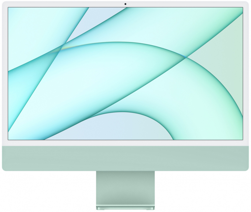 Apple iMac 24" Retina 4,5K, M1 (8C CPU, 8C GPU), 8 ГБ, 256 ГБ SSD, зеленый