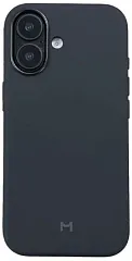 Чехол Magssory для iPhone 17, силикон, с MagSafe, "Тёмная ночь"
