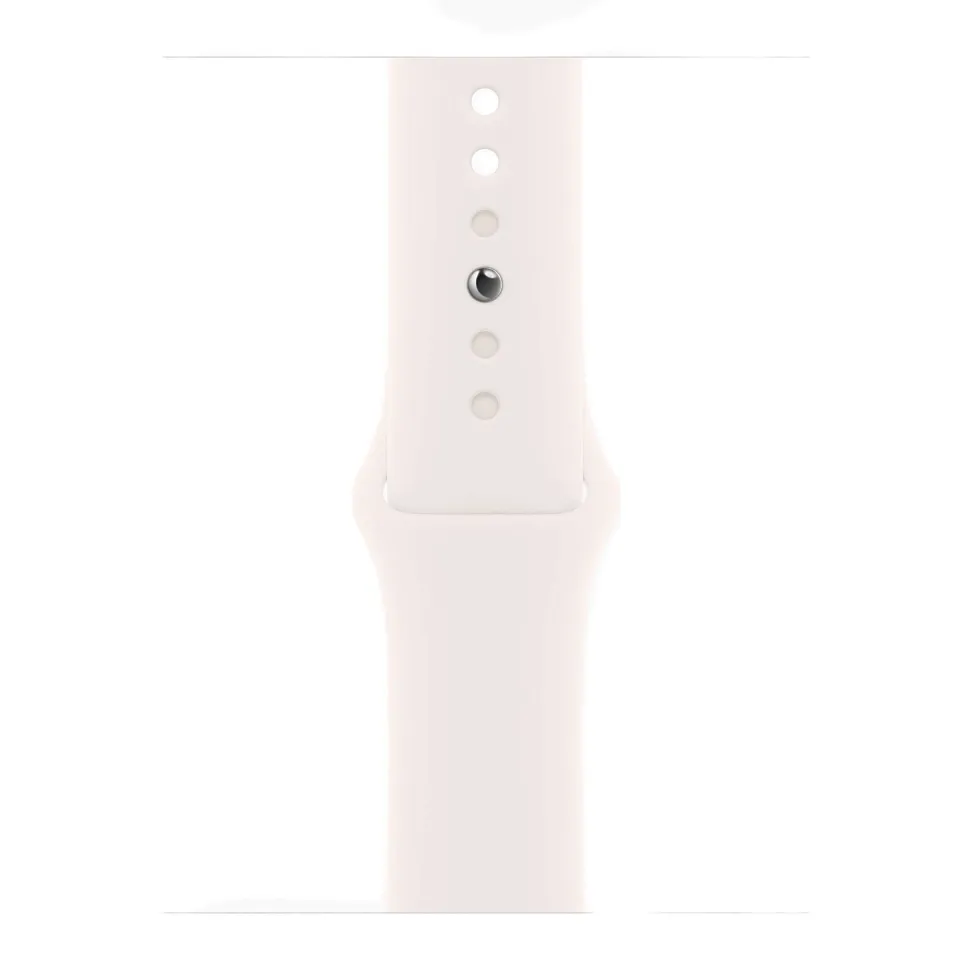Apple Watch Series 11, 46 мм, корпус из алюминия цвета «розовое золото», спортивный ремешок цвета «лёгкий румянец»