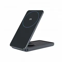 Складное беспроводное зарядное устройство Magssory Flip 3в1, с MagSafe, Антрацит