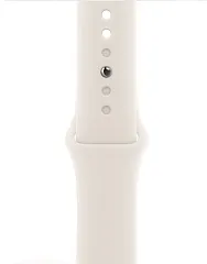 Apple Watch Series 11, 46 мм, корпус из алюминия цвета «розовое золото», спортивный ремешок цвета «сияющая звезда»
