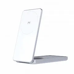 Складное беспроводное зарядное устройство Magssory Flip 3в1, с MagSafe, Серебристый